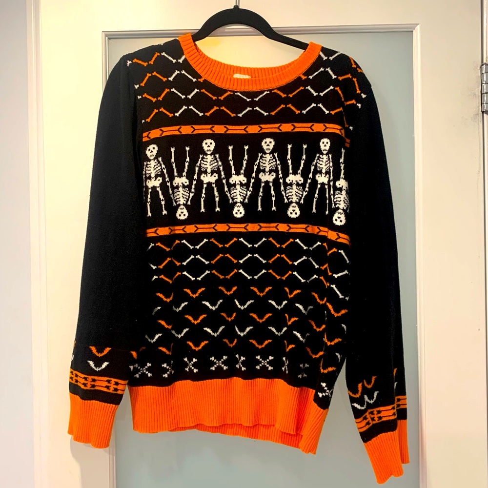 Spirit Halloween Skeleton Sweater Unisex